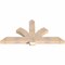 Ekena Millwork Redmond Smooth Timber Gable Bracket, Douglas Fir, 60"W x 30"H x 3 1/2"D x 5 1/2"F, 12/12 Pitch GBW060X30X0406RED00SDF - alternate 3